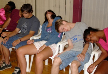 hypnotist student event